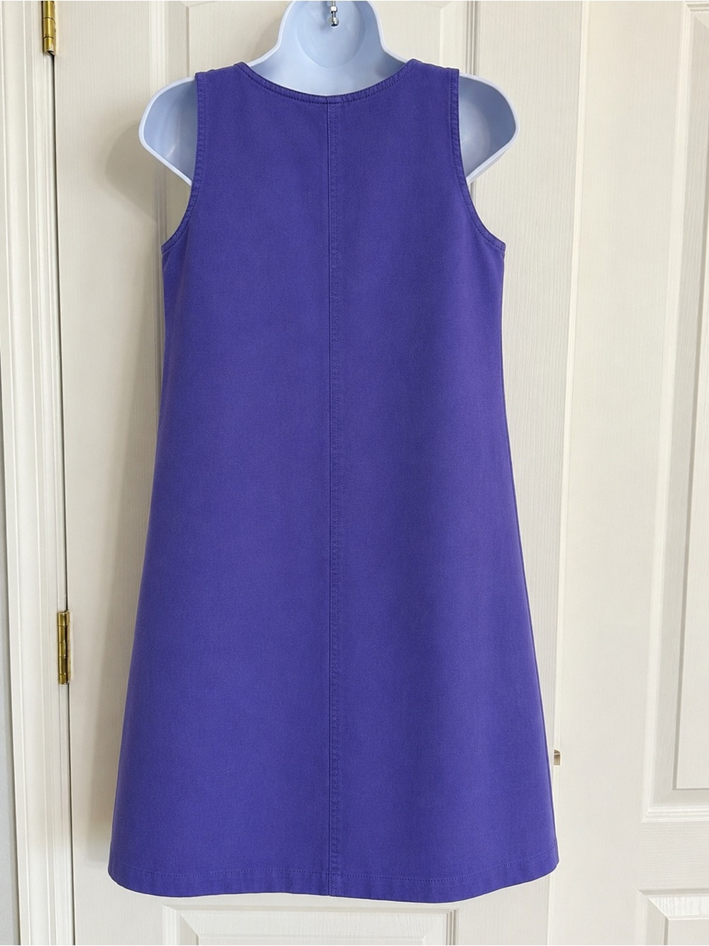 J. Jill Girls Sleeveless Purple Shift Dress - Picture 3 of 4